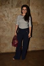Tisca Chopra at the special screening of Khoobsurat hosted by Anil Kapoor in Lightbox on 18th Sept 2014